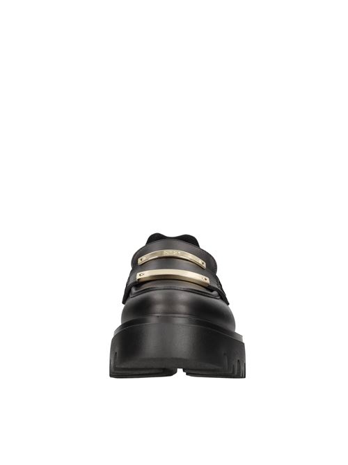 Leather moccasins N°21 | SP04480448 N001NERO